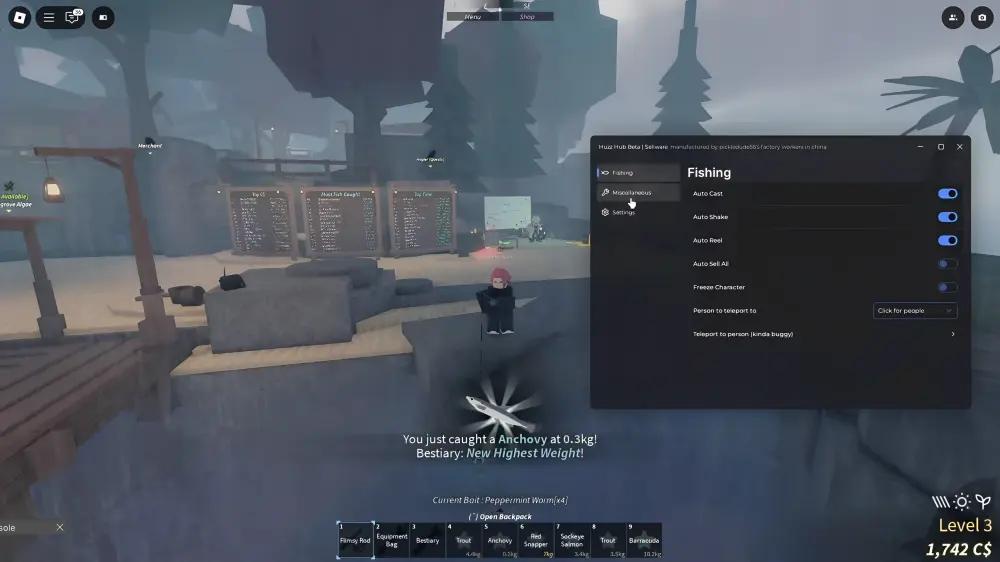 Fisch Script 2025: Amazing and Powerful para Roblox
